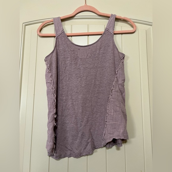 Distressed asymmetrical tank top - Picture 2 of 2